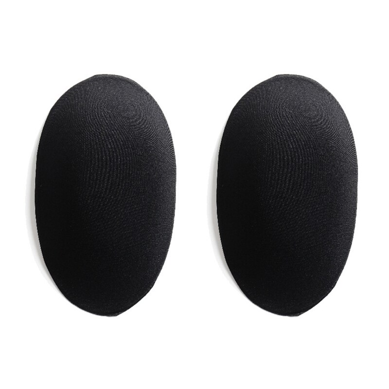 1 Pair Unisex Shoulder Push-up Pads Adhesive Shoulder Enhancer Shoulder Pads FS99: Black