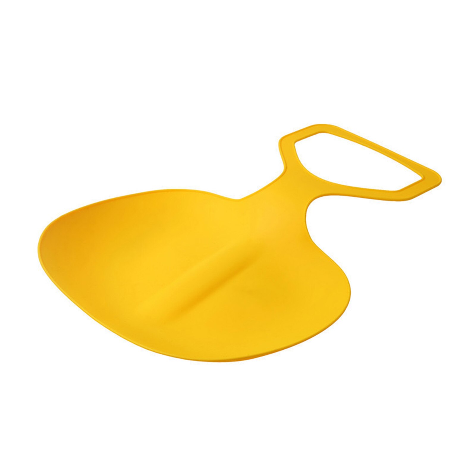 Skating Ergonomic Outdoor Winter Travel Sand For Kids Snow Sled Board Downhill Ski With Handle Grass Multifunction PP Non Slip: Yellow