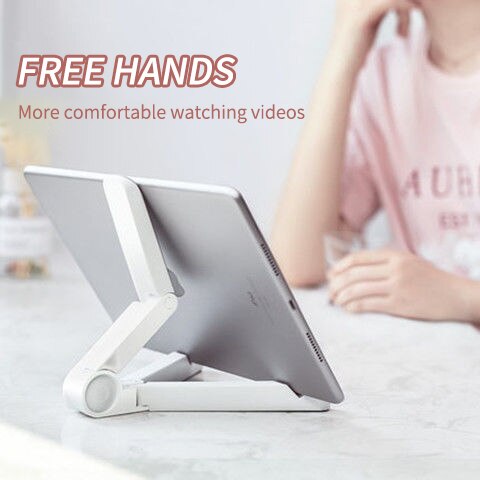 Cell Phone Universal Stand Desktop Holder Multi-angle dual axis adjustment tablet holder mobile Phone Bracket for iphone Huawei