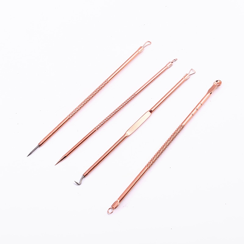 Stainless Steel Blackhead Removal Tool 10set Blackhead Acne Needle Freckles Powder Removal Needle Set Black Spot Pore Cleanser