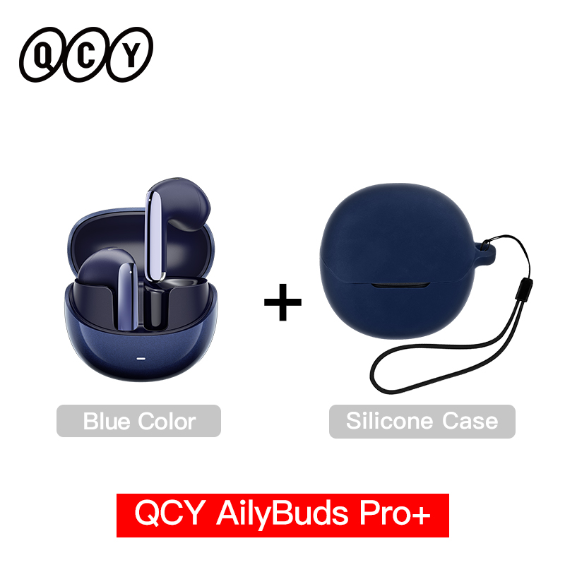 QCY HT10 AilyBuds Pro+ ANC Bezprzewodowe słuchawki douszne Hi-Res Audio z mikrofonem LDAC 6 AI HD Call Headset Bluetooth 5.3 Dual Connect Earbuds: Kolor skóry