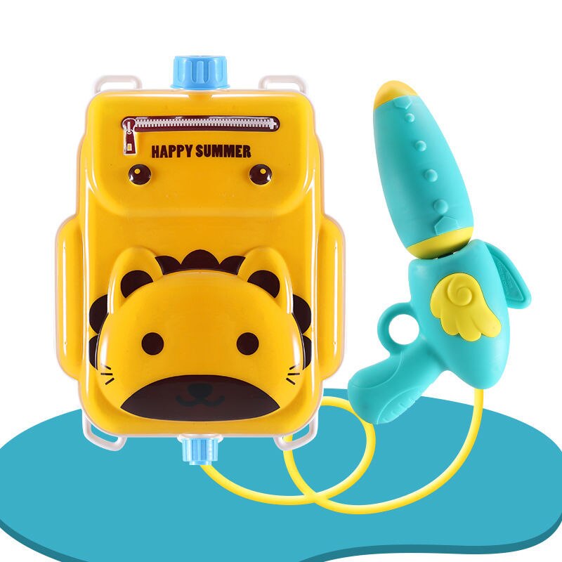 Waterpistool speelgoed voor kinderen zomer strand buiten rugzak trek type watermassa waterspeelgoed kraam: Leeuw