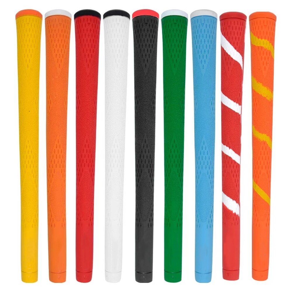 1 pc Universal Rubber Golf Grips Candy Color Golf Clubs Grips Anti Slip Wear Golf Irons Grips