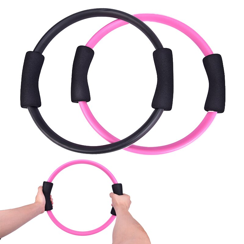 Pilates ring magisk sirkel dual grip sportsutstyr yoga ring trening fitness kroppsmassasje loop miste vekt utstyr