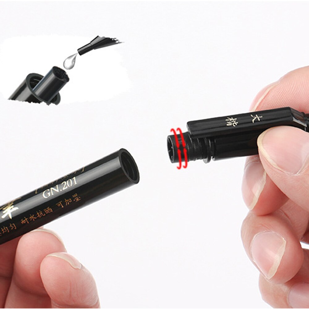 Calligraphy Pen Set Fine Liner Tip Medium Brush Pens For Signature Drawing Hand Lettering School Album Art Supplies