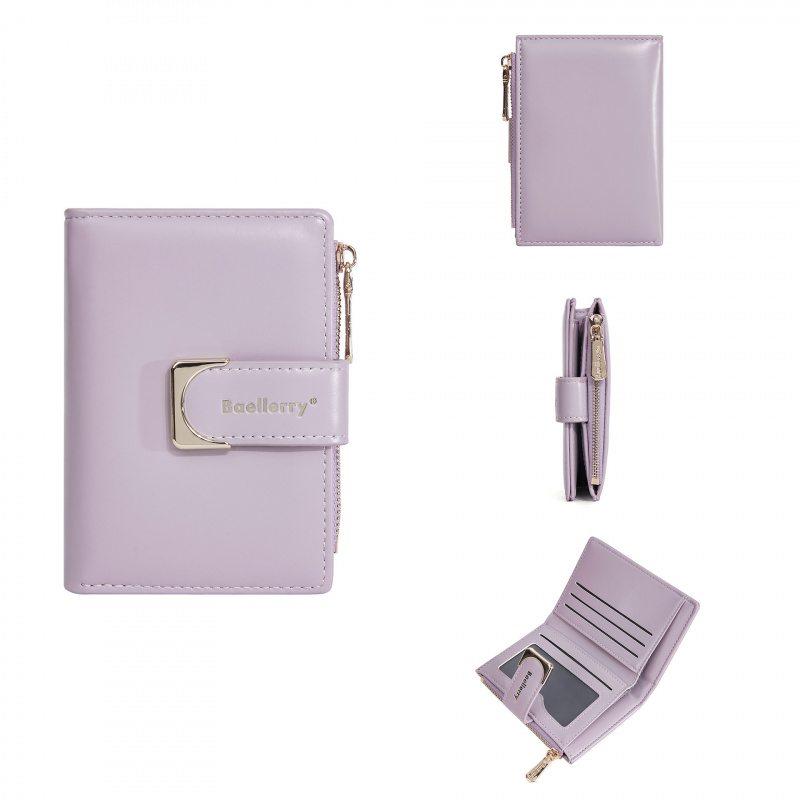 Damen-Geldbörse aus Leder, Damen-Geldbörsen, Kartenhalter, faltbar, tragbar, Damen-Geldbörsen