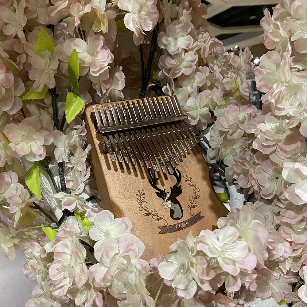 Cega 21 Key Kalimba 17 Key Thumb Piano Mahogany Wooden mbira musical instrumentos musicales 30 key instruments calimba machine