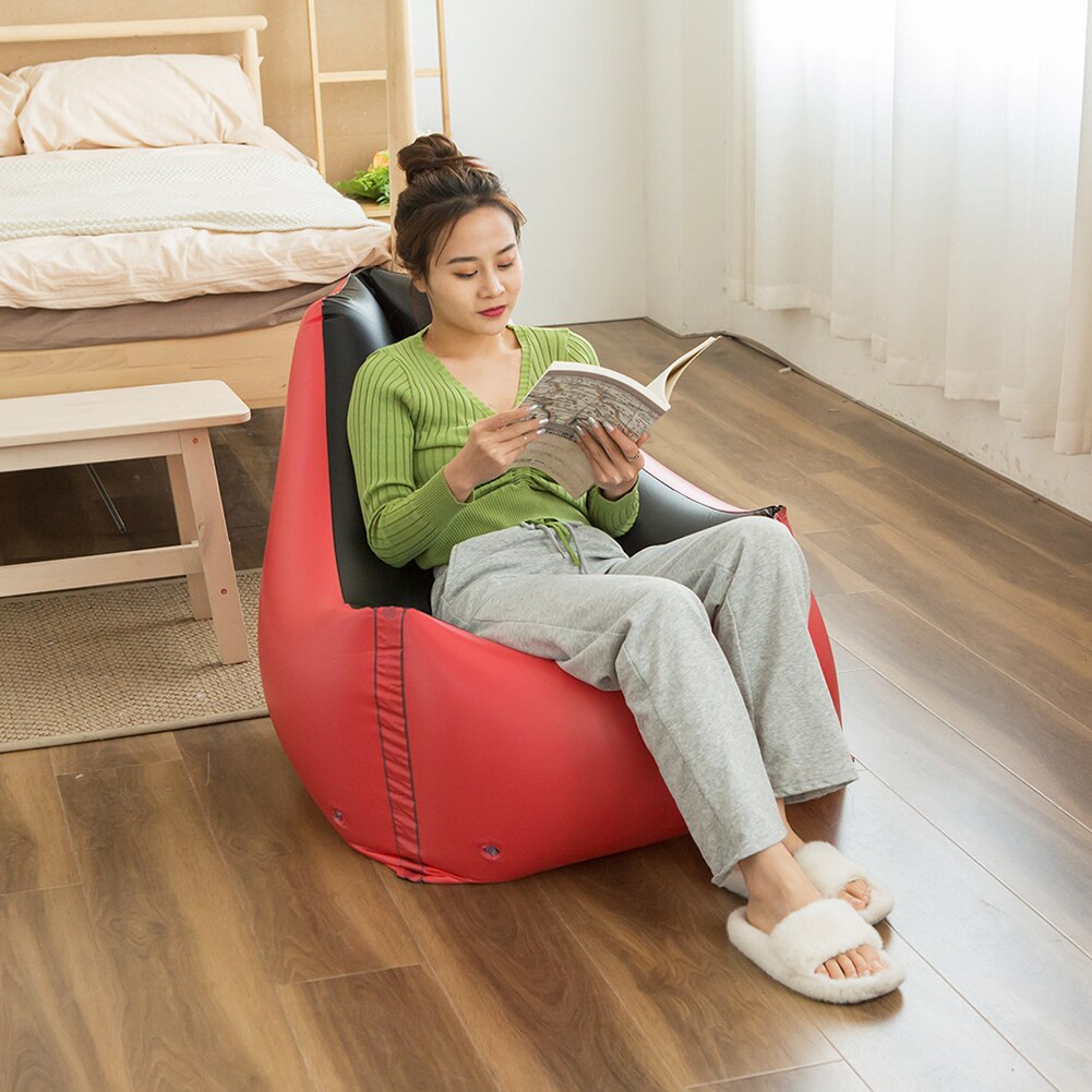 Thickened Swimming Pool Foldable Portable Home Camping Nap Inflatable Sofa Living Room PVC Lazy Lounger Outdoor Indoor Recliner