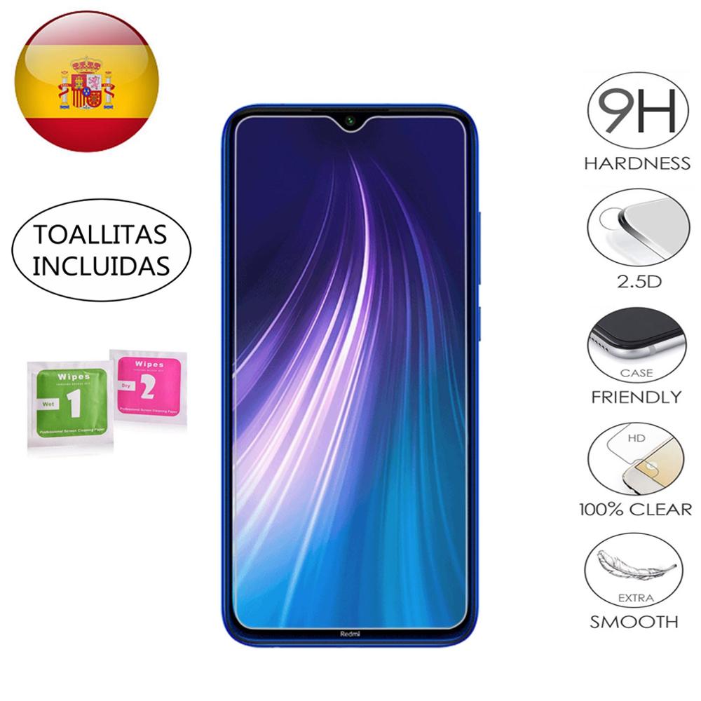 Protector De Pantalla Para Xiaomi Redmi Note 8 Cristal Templado 9H 2.5D Glas