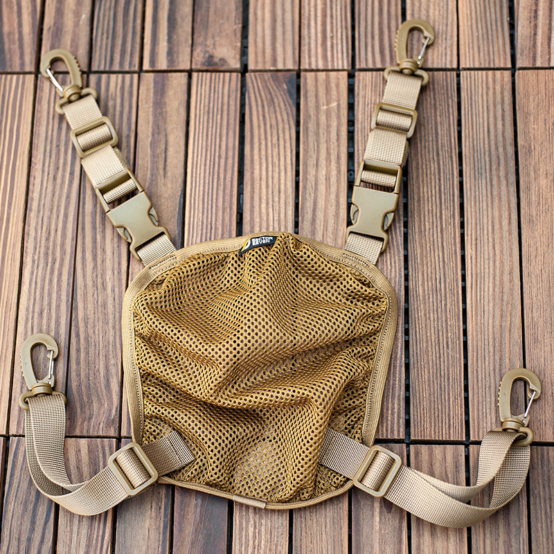 Taktischer Rucksack, Helmnetz-Abdeckung, Mehrzweck-Molle-Aufbewahrung, taktische Tragetasche für Sport, Jagd, Schießen, Kampfhelm: Schwarz