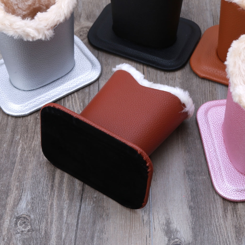 1 Pc PU Leather Eyeglass Holders Sunglass Stands with Soft Plush Lining Eyeglass Holder Stands Safe Plush Lined Glasses Case