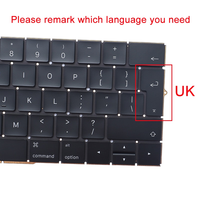 Laptop A1706 A1707 A1708 Keycap + Clip Schaar Scharnier Voor Macbook Pro Retina 13 "15'' Us Uk Keyboard key Cap Meerdere Tekst Layout