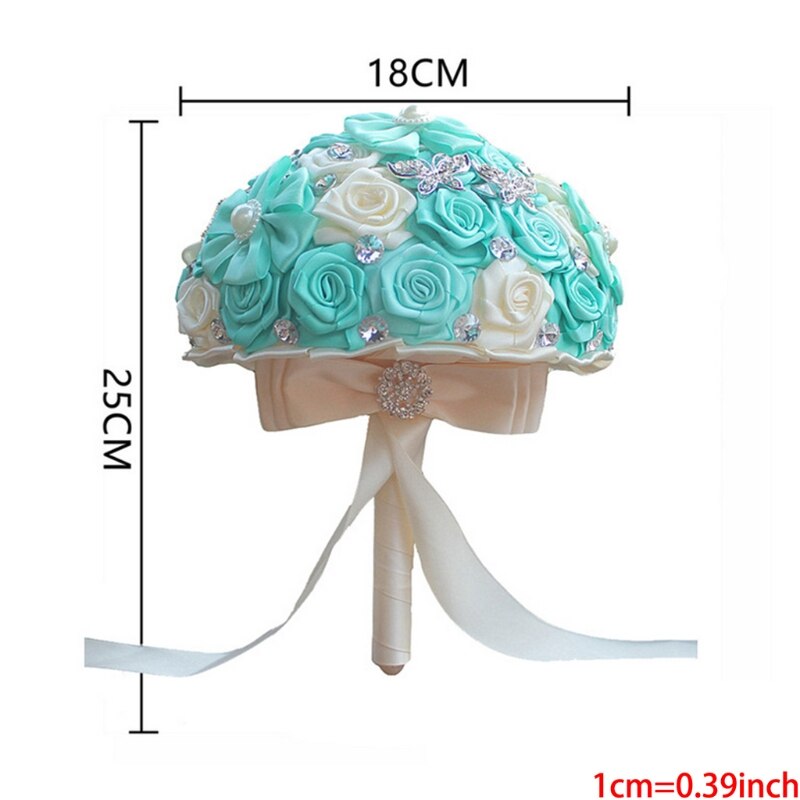 Smukke bryllup blomster brude buketter kunstige bryllup buket dekoration