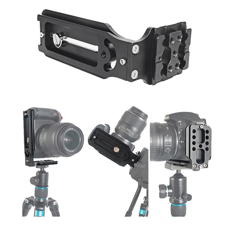 Selens L-Bracket Camera Grip For Sony A7M3 A7R4 For Nikon Z6 Z7 CamFi Universal Extendable Aluminum Alloy L Type Camera Cage Rig