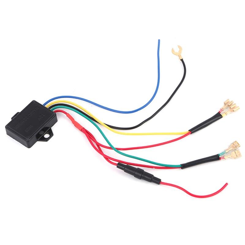 Universal 12V Car Horn Relay 4 Pin Lamp Air Conditioner Socket Double Electric Shock Car Motorcycle Horn Relay