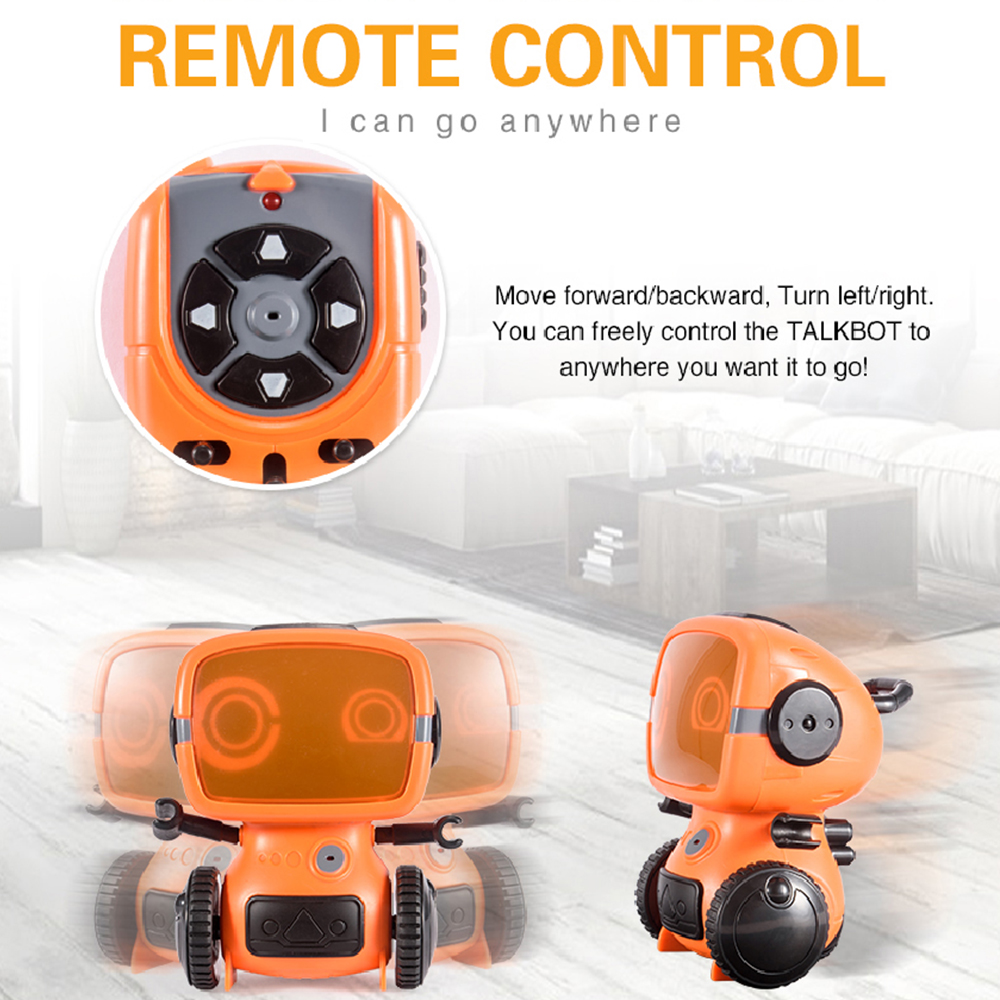 Intelligent RC Robot Talkbot Early Education Machine Touch Walking Dancing Said Slippery Talkie Remote Control Robot Toy