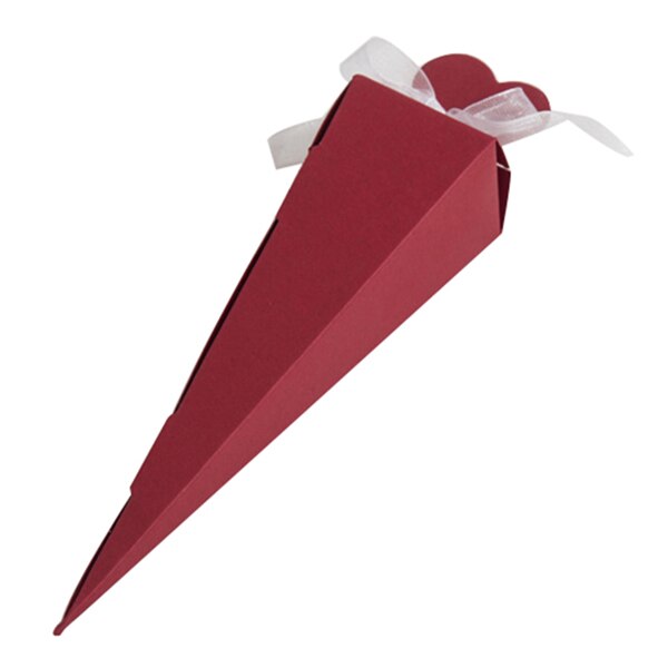 Ijs Tip Cone Triple-gedreven Snoep Doos Pack met Hand Ceremonie Bruiloft Doos