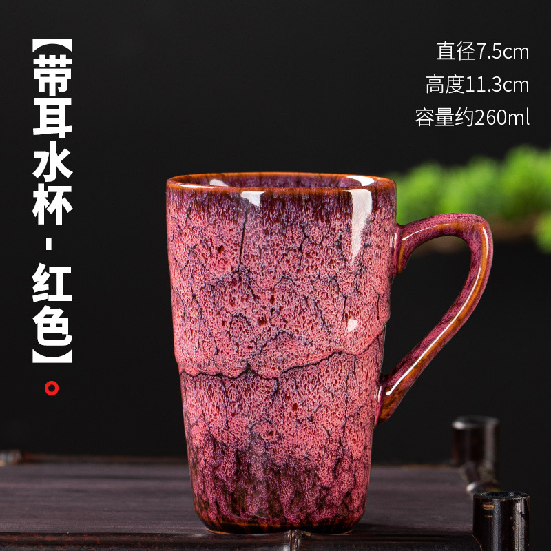 Oven Change Zand Goud Geglazuurde Keramische Proeverij Cup Kung Fu Single Cup Theekopjes Kleine Thee Cup Eigenaar Kopje Thee Kom thuis: Licht Groen