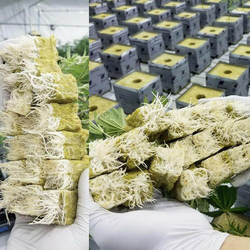 Mini bloques agrícolas de jardín, cubo hidropónico para cultivo de plantas, compresa Base, medios de cultivo prácticos, sin suelo, ventilado