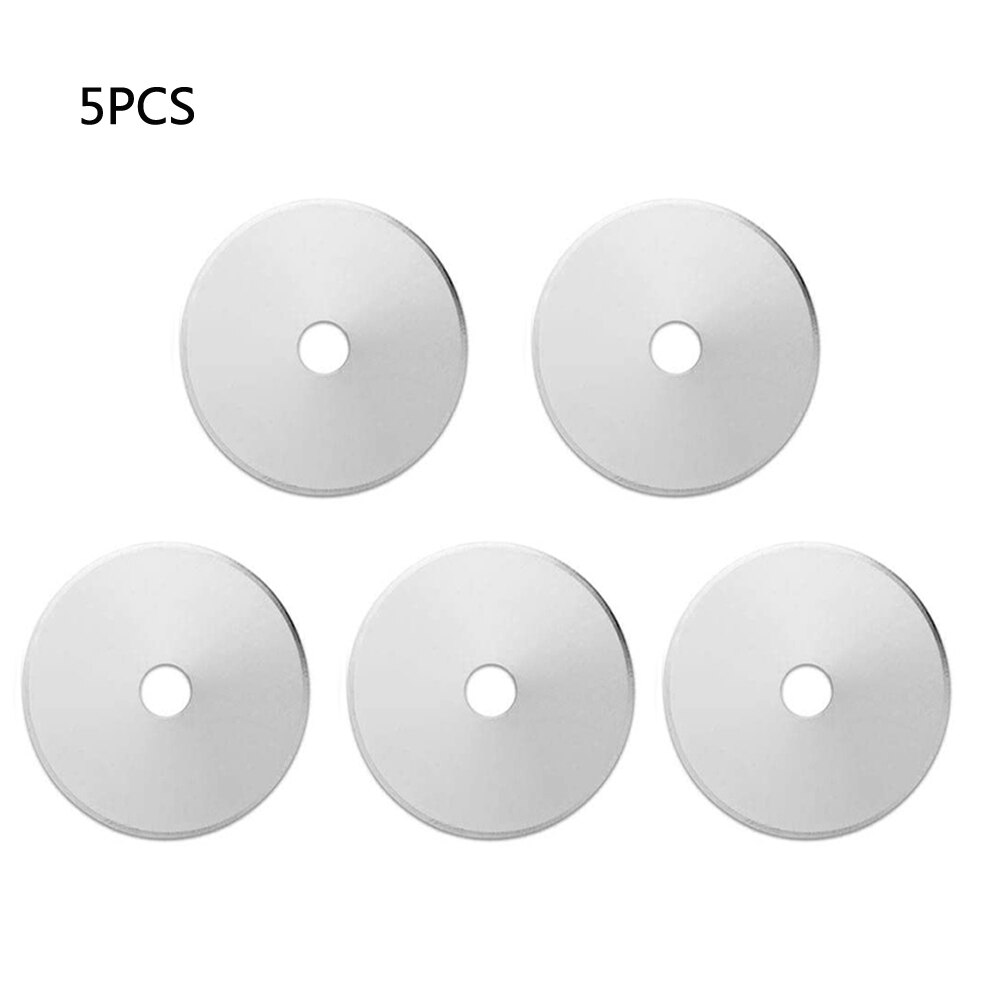 Rotary Cutter Blades Replacement Rotary Blades 45MM Round Trimmer Refill Blades Rotary Cutter for Quilting Cutting Sewing Crafts: light yellow