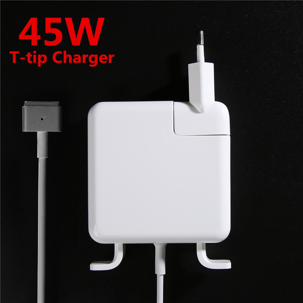 T-Tip 45W Magsaf * 2 Notebook Laptops Power Adapter Oplader Voor Apple Macbook Air 11 ''13'' A1436 A1465 A1466