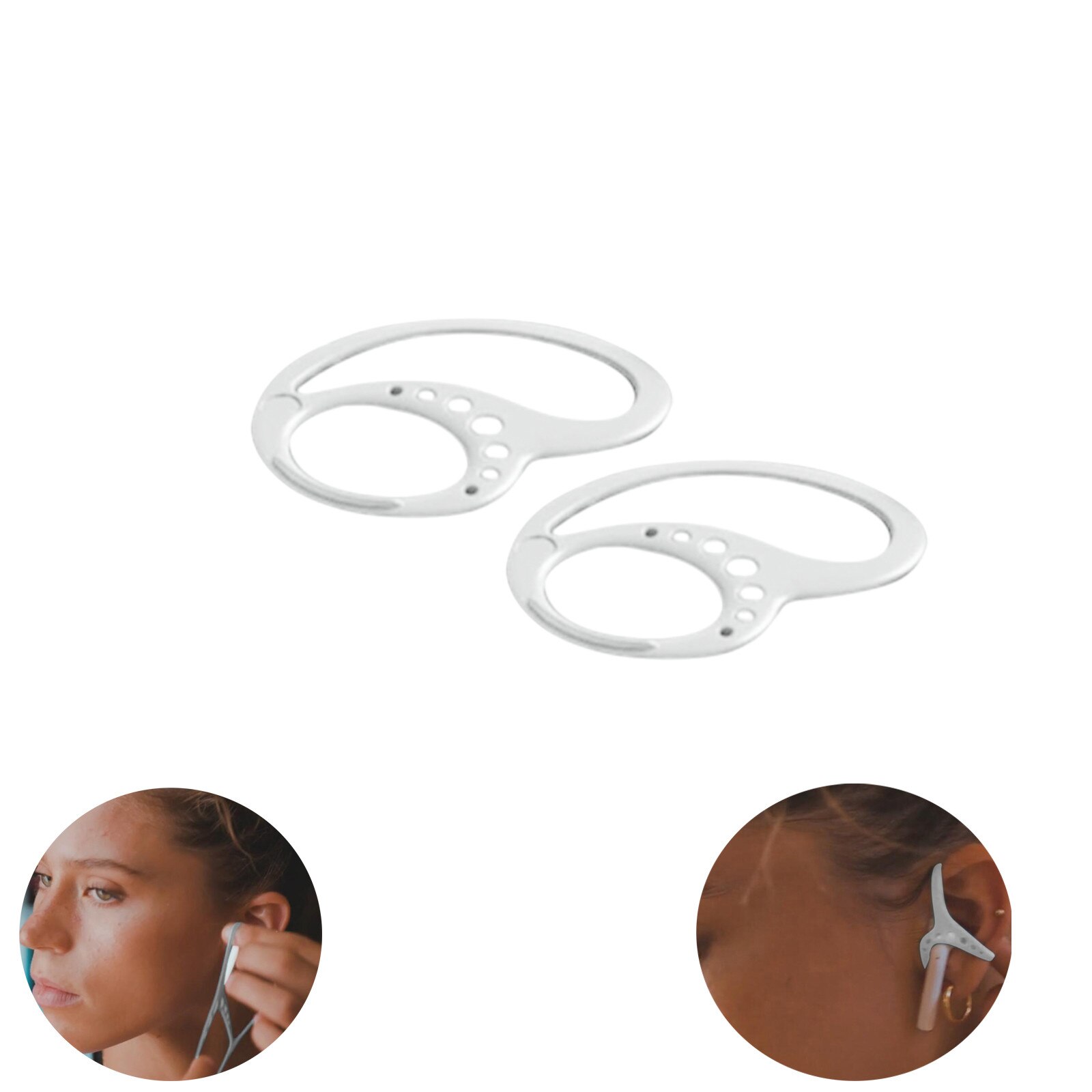 Comfortable Earhooks Compatible All Earbuds Hook-shaped Sports Earphone Holder