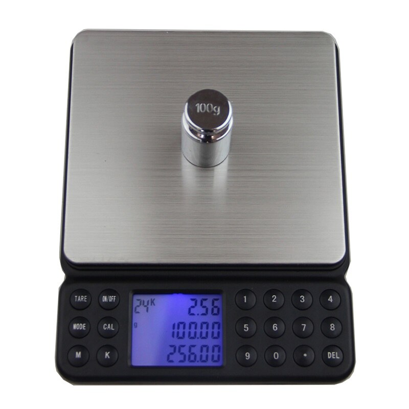 2000g/0.1g Digital Weight Kitchen Scale Pocket High Precision Laboratory Balance Mini Portable Weighing Machine Food Tea Scale: Default Title