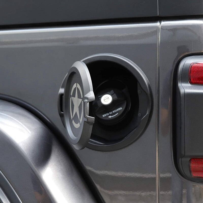 Brandstoftank Deur Locking Gas Tank Cap Voor Jeep Wrangler Jl Jlu Unlimited Rubicon Sahara 4-Deuren 2-deuren