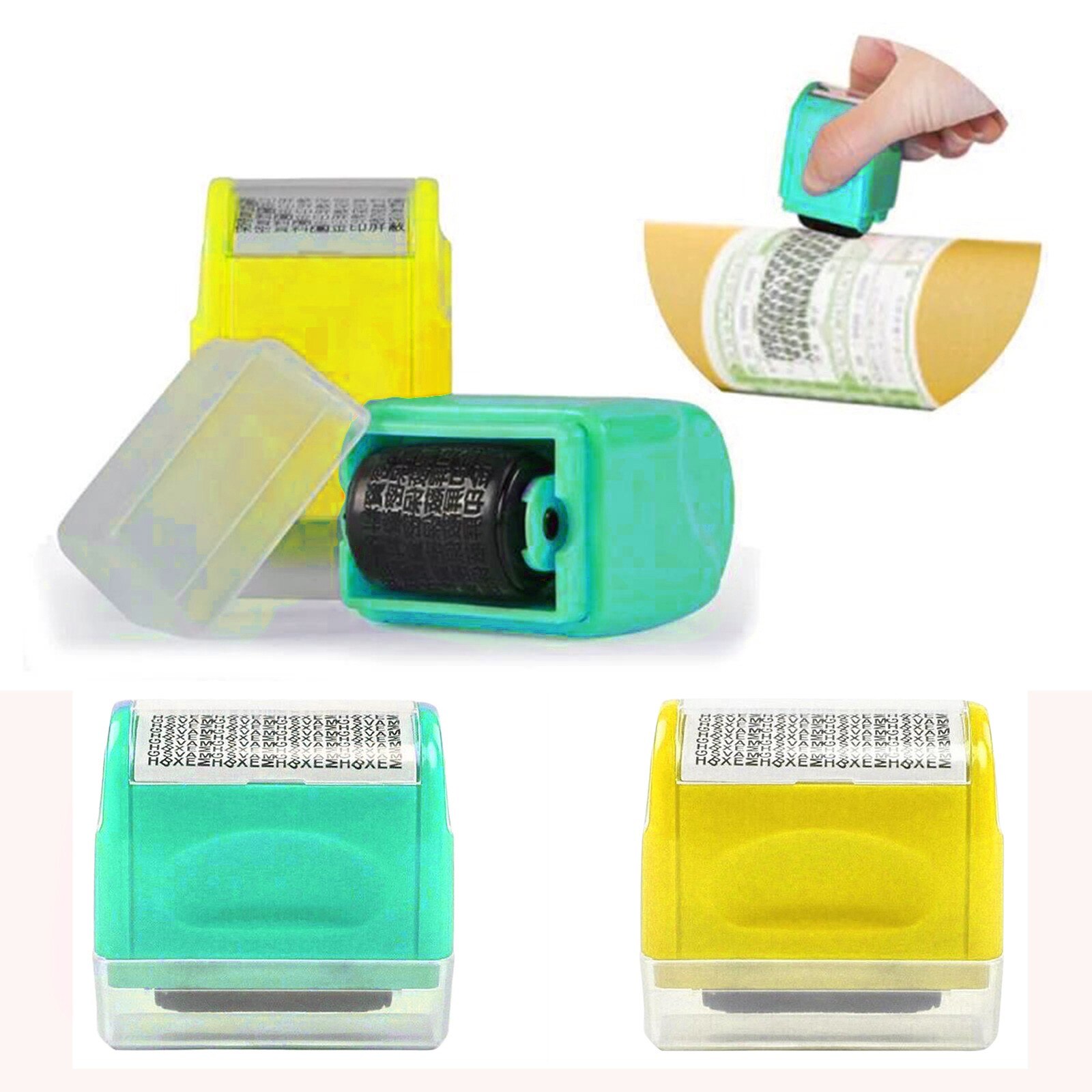 Theft Protection Stamp for Personal Information Privacy Seal Durable Identity Theft Protection Security Self Covering Garbled