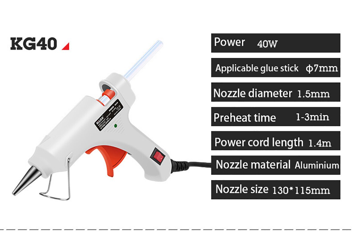 Glue Gun Electric Melt Glue Gun DIY Art Crafts Heat Repair Tool for Courtyard Decor Christmas Tree Model Tool 60W 100W