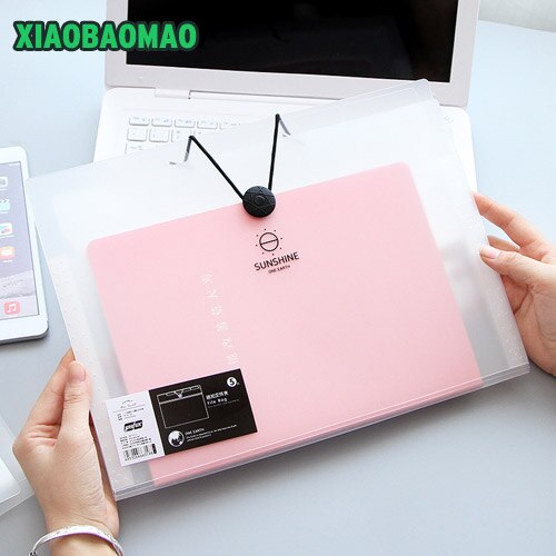 PP Transparent A4 File Folder 5 8 12 layers Index Layers Document Study Working Expanding Wallet Organizer Bag