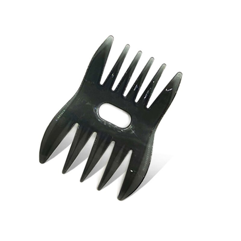 Wide Tooth Hair Comb Beauty Salon Hairdressing Brush for Men Women Double Sided Hairbrush Back Comb Fork Comb Hair Styling Tool: Black D