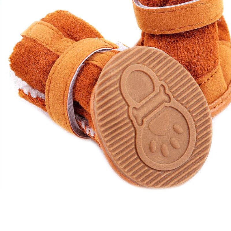 Cute Chihuahua Dog Shoes Small Dogs Pet Shoes Puppy Winter Warm Boots Shoes JAN88