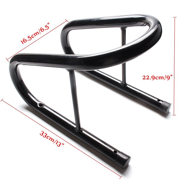 5.5 ''Motorcycle Front Wheel Chock Stand Ondersteuning Stand Motor Fiets Scooter Paddock Ondersteuning Frame Band Repareren Stand