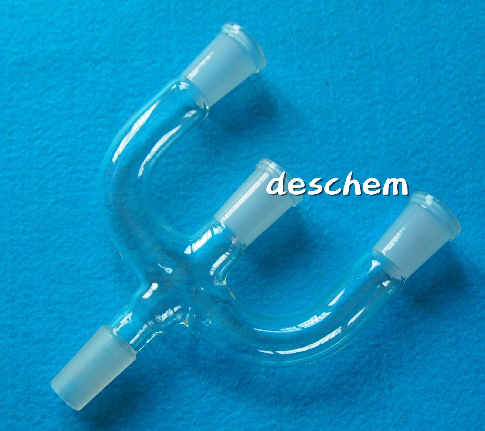 Adaptateur de Claisen en verre modifié, appareil à 4 voies pour la verrerie de laboratoire de chimie, 24/40