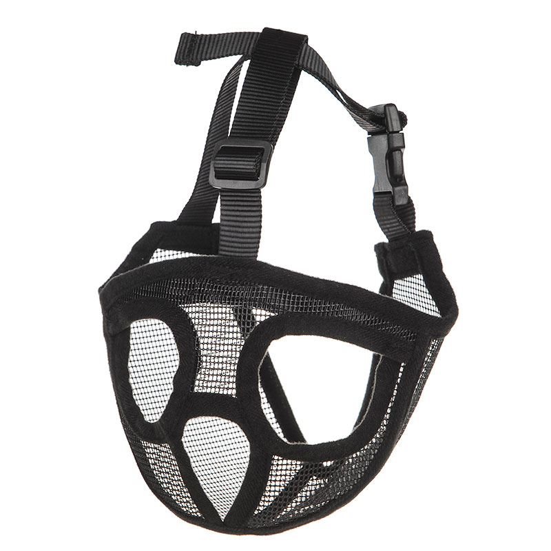 Korte snuit hondenmuilkorf voor Franse bulldog en honden met plat gezicht - anti-bijten, kauwen, blaffen met verstelbare ademende mesh bovenliggende riem Korte snuit hondenmuilkorf voor Franse bulldog en honden met plat gezicht - anti-bijten, kauwen, blaffen met verstelbare ademende mesh bovenliggende riem
