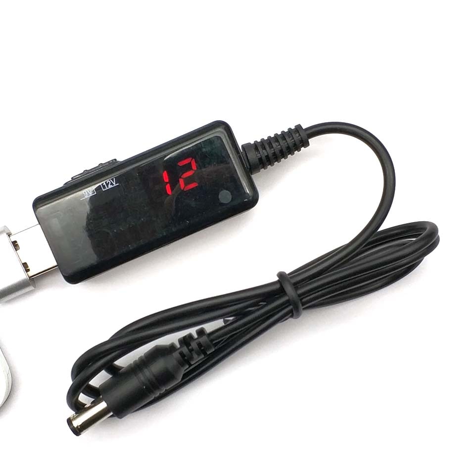 Usb Boost Converter Dc 5V 9V 12V Usb Step-Up Converter Kabel + 3.5X1.35Mm Connector Voor Voeding/Lader/Power Converter