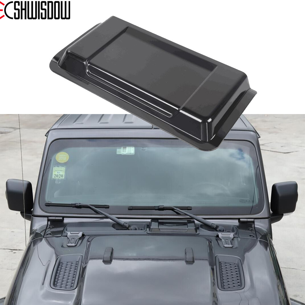 ABS Plastic Car Cowl Heater Air Vent Hood Scoop For Jeep Wrangler JL car accessories