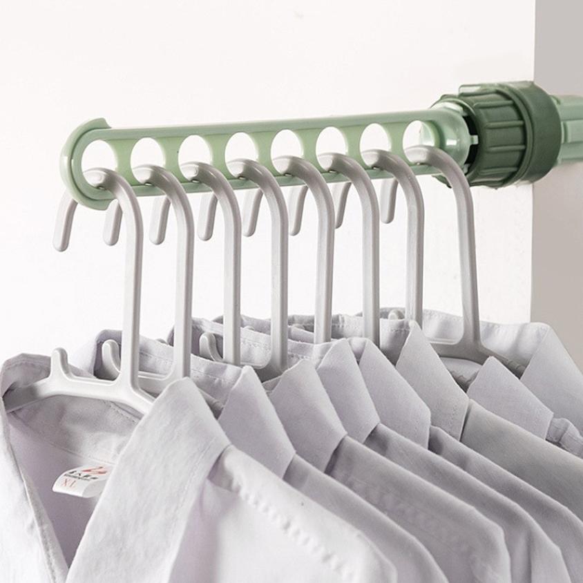 Drying Rack Balcony Clothes Drying Rack Wall Mounted Clothes Drying Rack Bathroom 8 Holes Drying Rack Indoor Space Saving