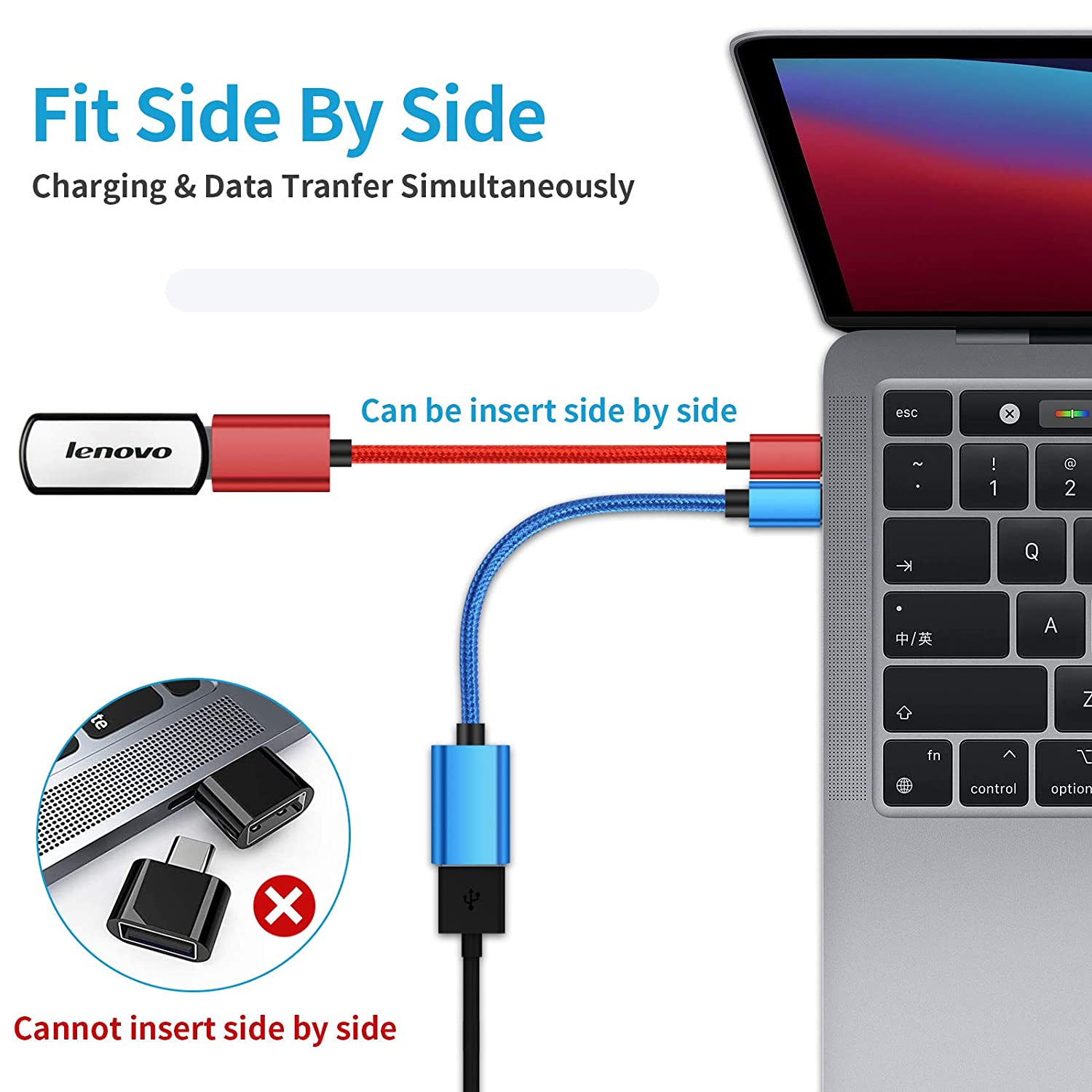 Kabel adaptera USB OTG USB 3.0 typu C męski na USB A żeński Adapter przewodu danych USB OTG do telefonów komórkowych Uniwersalny interfejs USB C