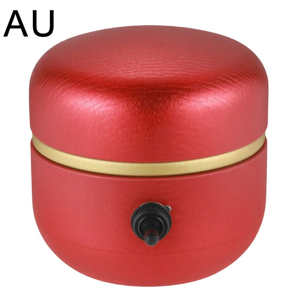 Portable Mini Electric Pottery Machine Home Pottery Drawing Machine DIY Ceramic Work Clay Art Craft For Children: red(AU)