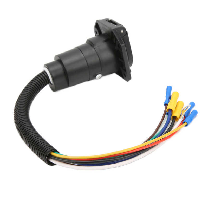 Trailer Wiring Adapter Trailer Connector Wide Application with Bracket for Camper for Trailer Car