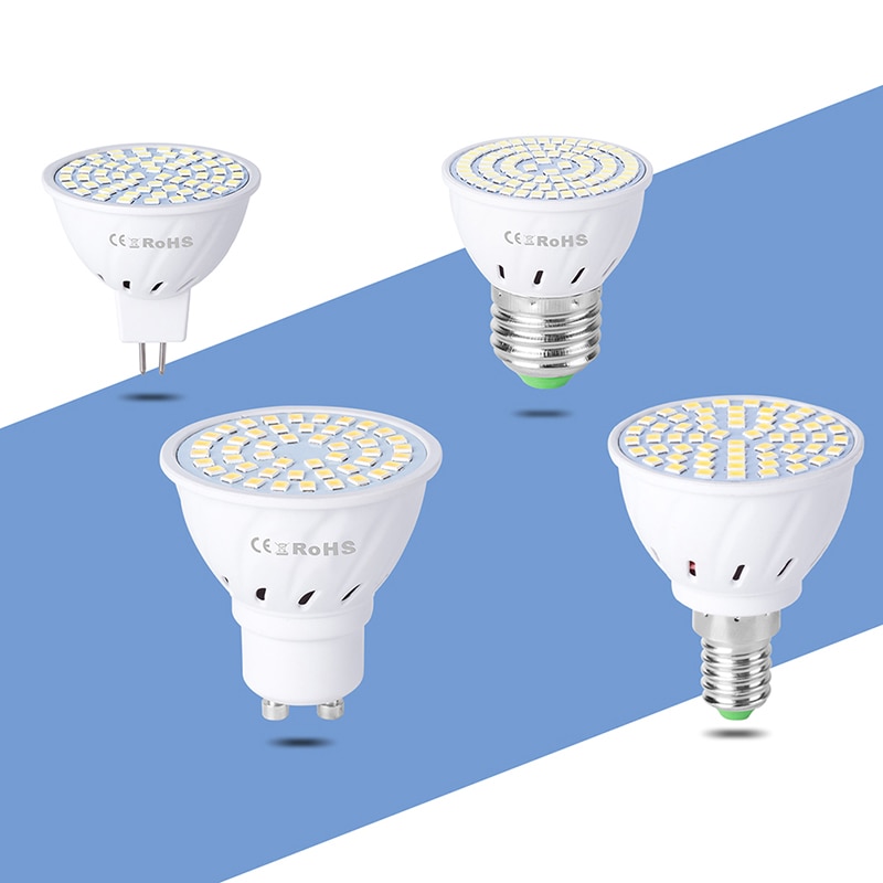 48 Leds Plant Groei Lamp B22 MR16 GU10 Volledige Spectrum 220V Hydrocultuur Groeilicht
