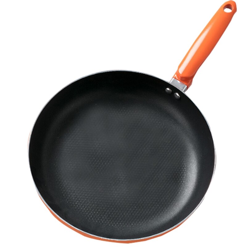 Nonstick Pancake Pan Met Siliconen Handvat Koekenpan Koekenpan Bakplaat Voor Omelet, Tortilla 'S, Roze Kleur: A