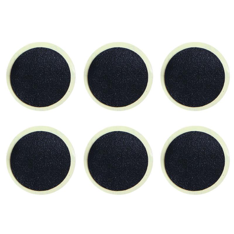 25 Mm 6 Pcs Lijmloze Ronde Bandenreparatieset Patch Repair Kit Tools Fiets Binnenband Bandenreparatieset Patches rubber