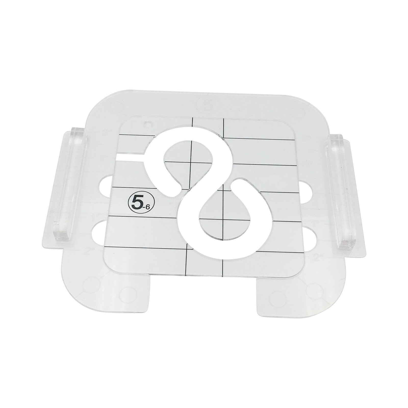 25# Free Motion Quilting Template Series With Quilting Frame For Domestic Sewing Machine Ruler Household Sewing Accessory: F