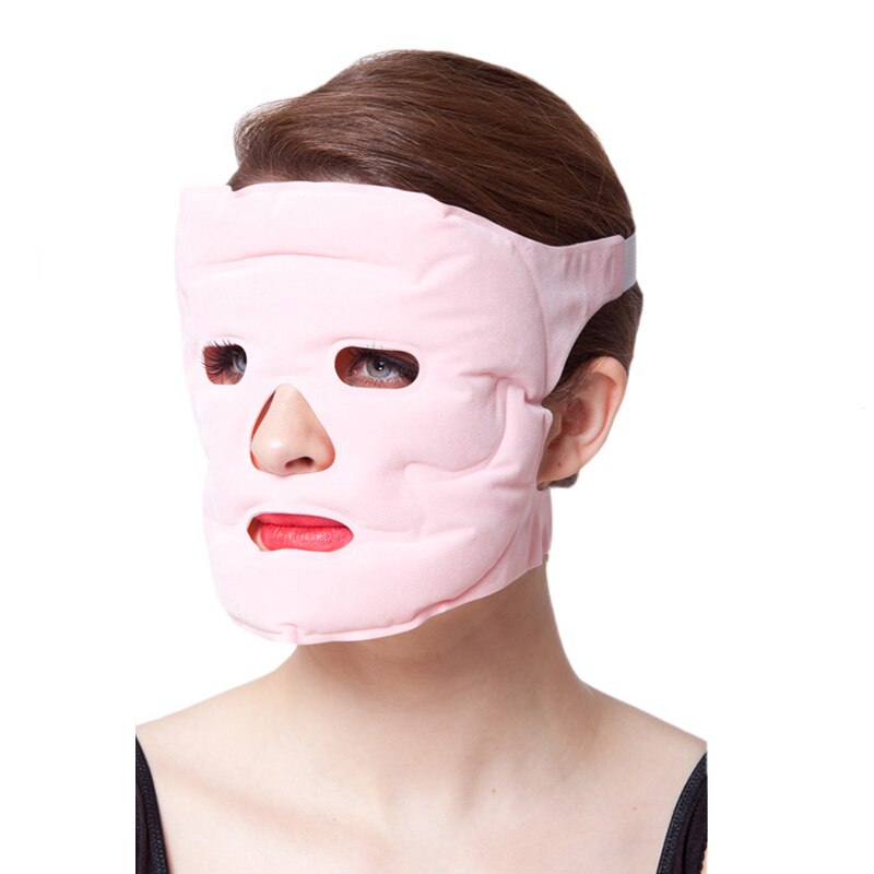 1pcs Beauty Face-lift Mask Tourmaline Magnetic Therapy Massage Face Mask Moisturizing Whitening Face Masks Health Care