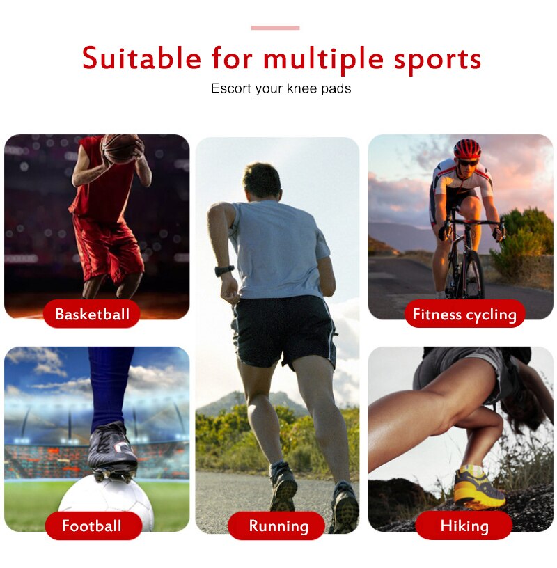 Anti-Slip lengthen Knee Pad Long Leg Sleeve Bandage Compression Knee Brace Elastic Knee Protector Sports Warmth Leg Support