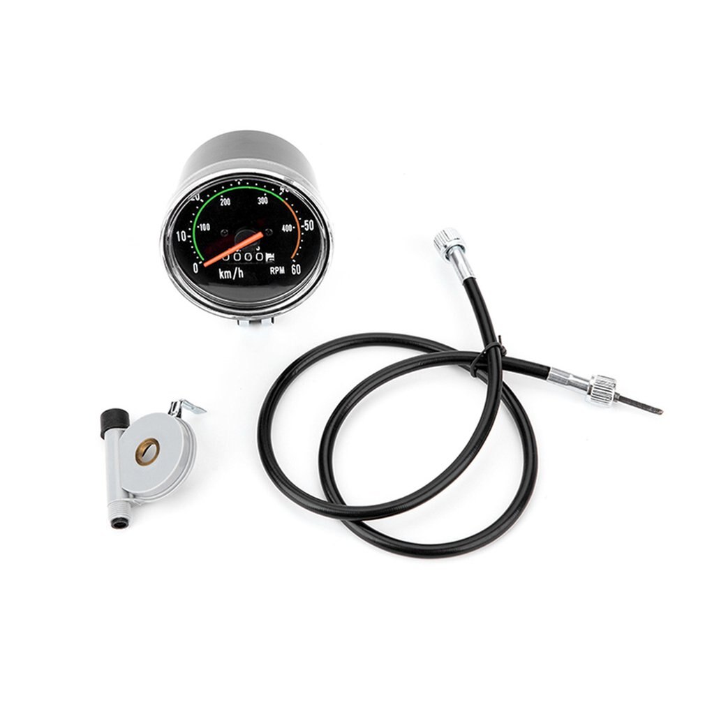 Mechanische Tacho Universal- Klassischen Fahrrad Radfahren Kilometerzähler Stoppuhr Wasserdichte Fahrrad Tachometer-lehre