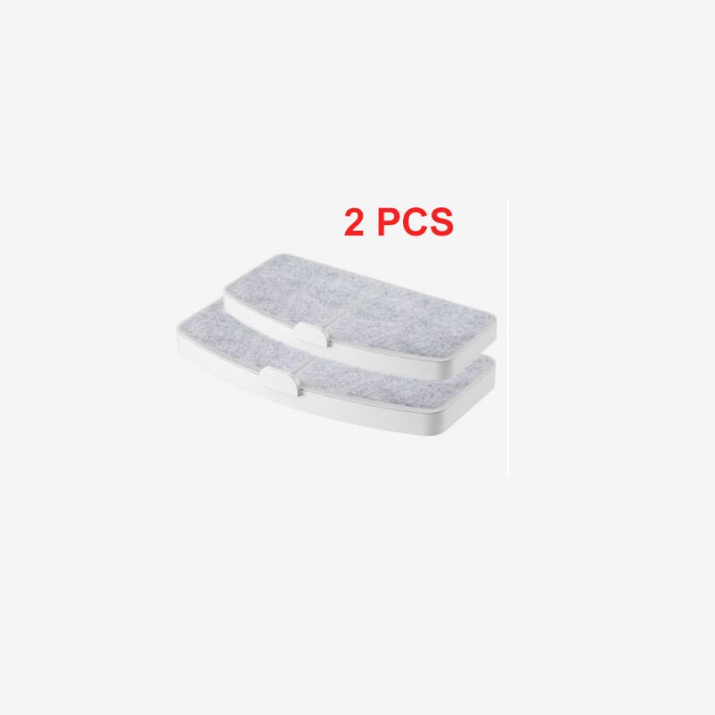 Xiaomi Petoneer Smart Pet Water Dispenser 1.9L Drinking Fountain 4-Filter Heating Sterilization For Cats Dog Work With Mijia APP: 2pcs Filter element